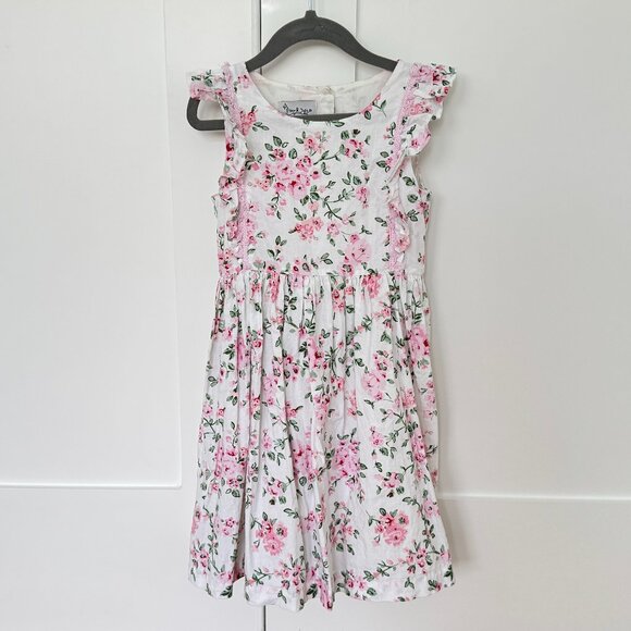PIPPA & JULIE  floral ruffle dress (Girls Size 6) - Picture 1 of 5